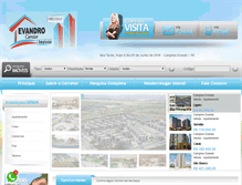 Tablet Screenshot of evandrocorretor.com